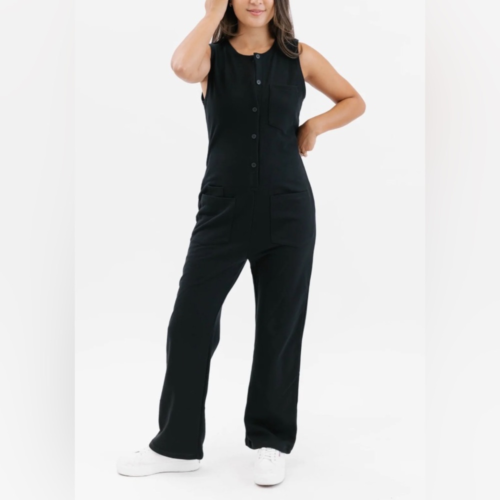 SMASH+TESS louisa Romper Midnight Black Size Small